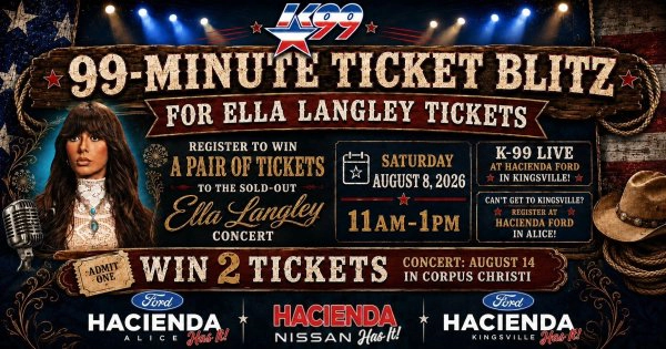 ELLA LANGLEY 99 MINUTE TICKET BLITZ