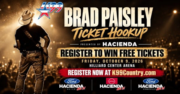 Brad Paisley Hacienda Ticket Hookup