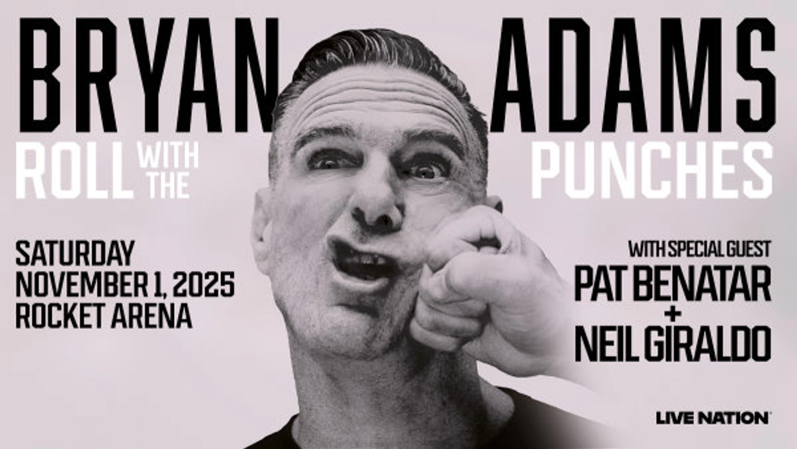 Win tickets to see Bryan Adams at Rocket Arena