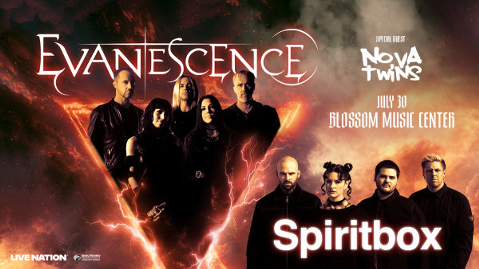 Win tickets to see Evanescence at Blossom Music Center