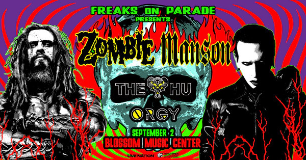 Win tickets to see Rob Zombie & Marilyn Manson at Blossom Music Center