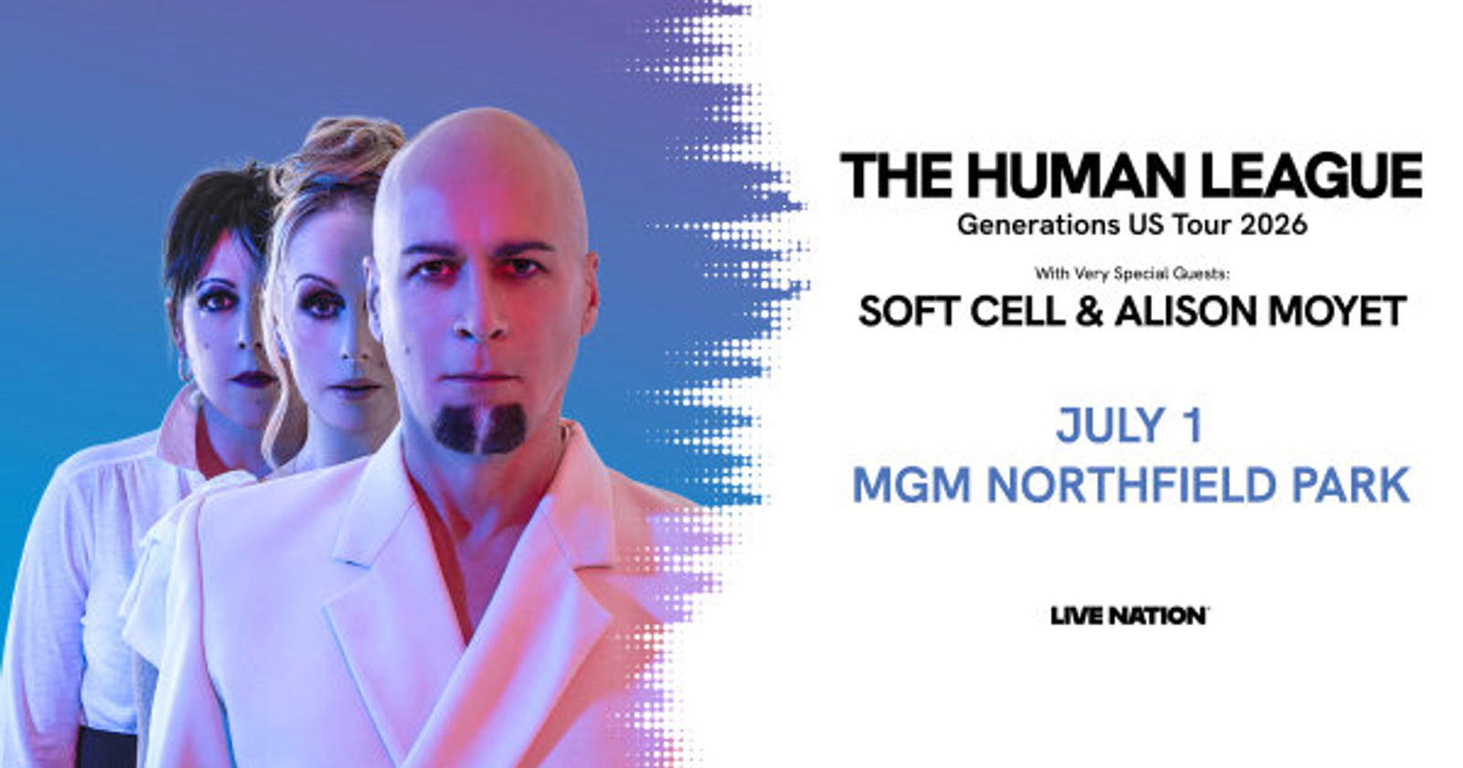 Win tickets to see The Human League at MGM Northfield Park