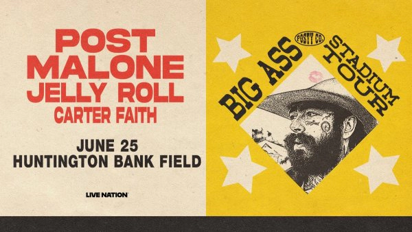 Win Tickets to See Post Malone and Jelly Roll at Huntington Bank Field