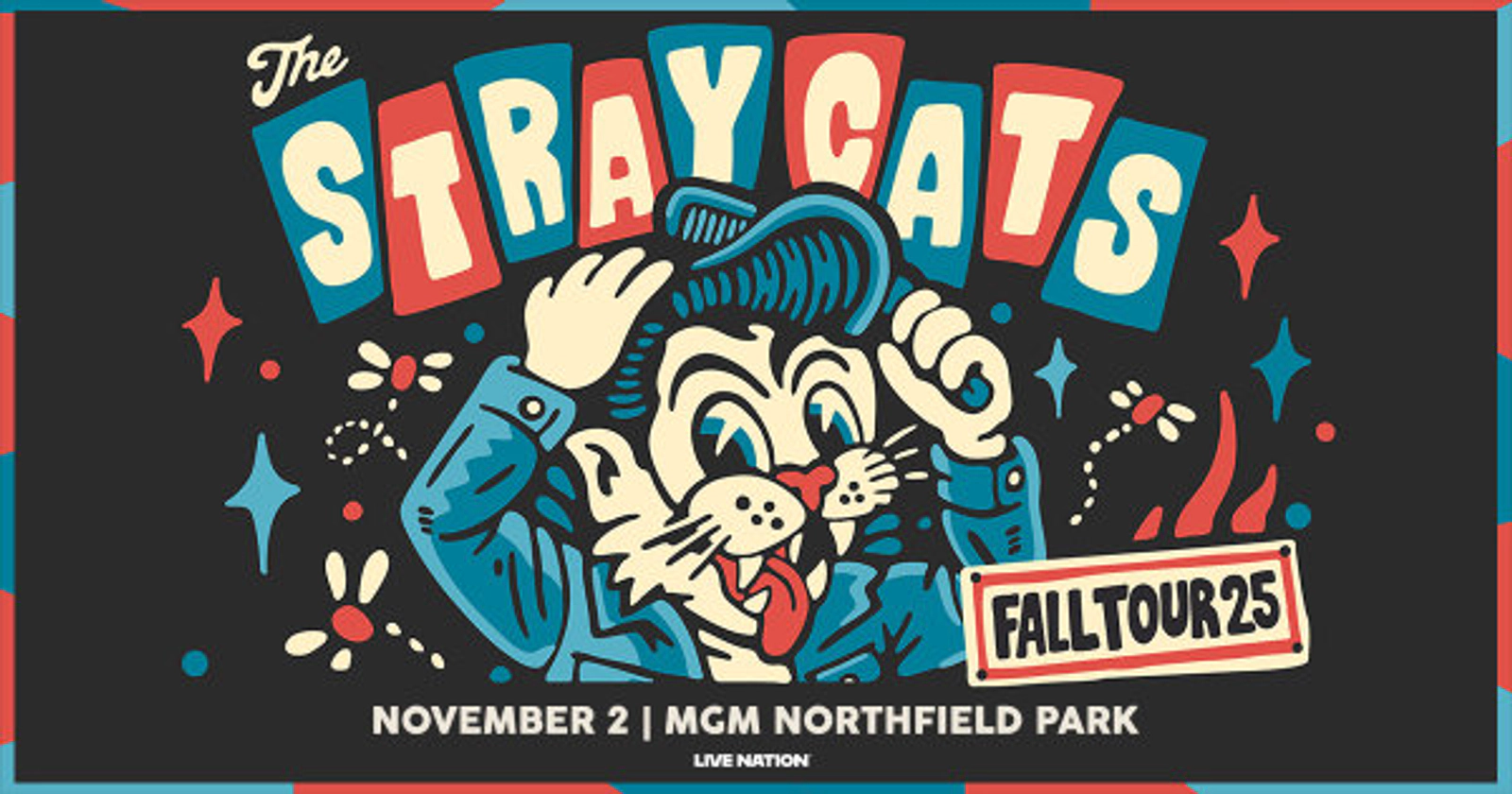 Win tickets to see The Stray Cats at MGM Northfield Park