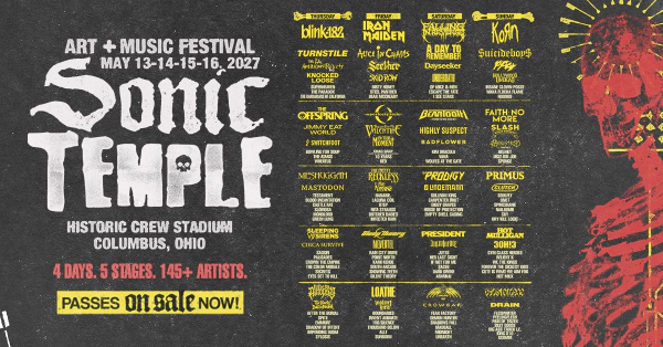 Win tickets to Sonic Temple 2027