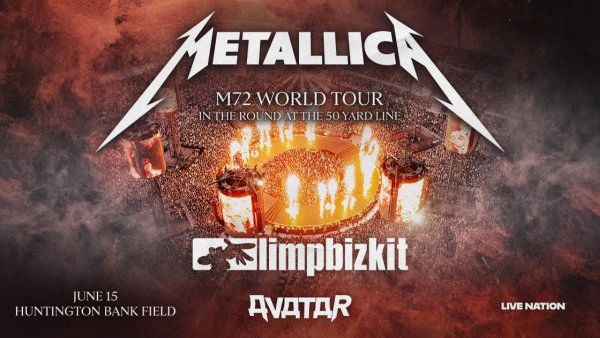 Win a pair of tickets to see Metallica at Huntington Bank Field