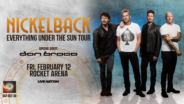 Win tickets to see Nickelback at Rocket Arena