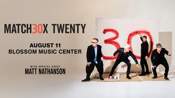 Win tickets to see Matchbox Twenty at Blossom Music Center