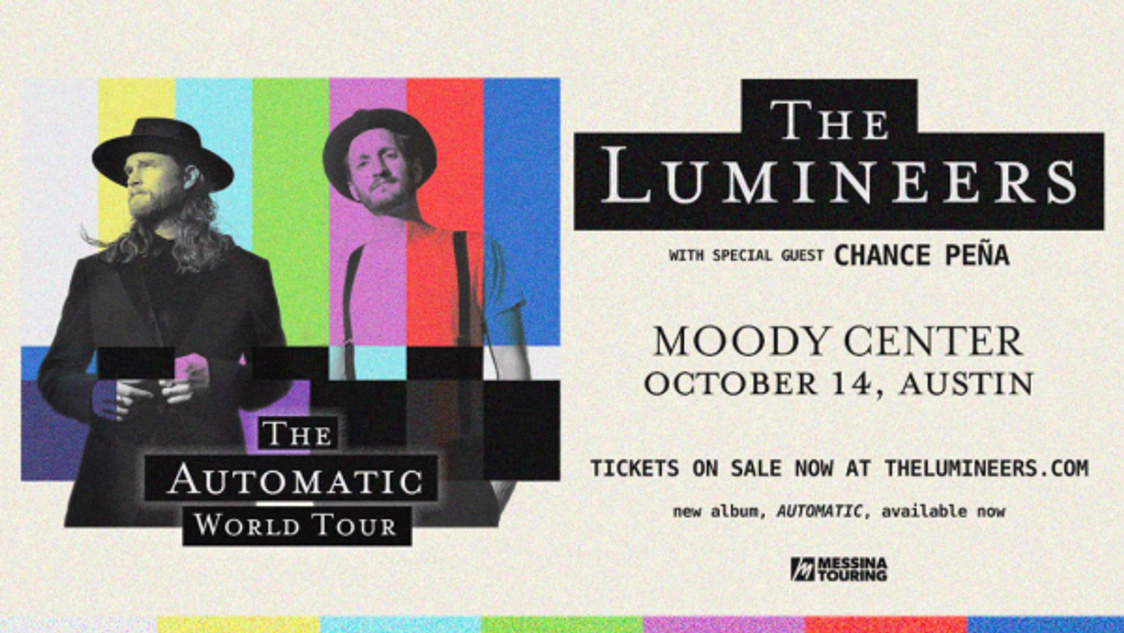 WIN A PAIR OF TICKETS TO SEE THE LUMINEERS!