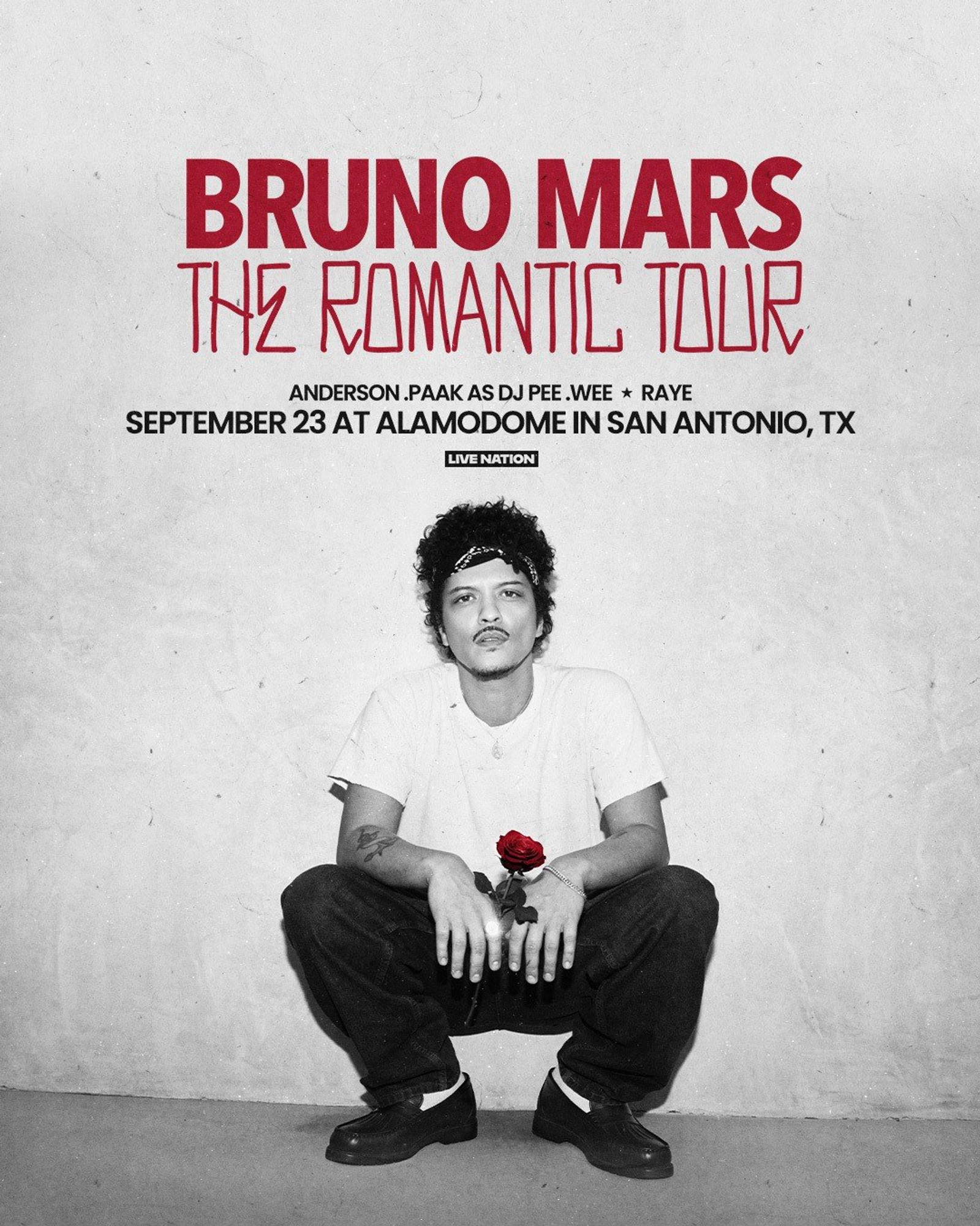 WIN A PAIR OF TICKETS TO BRUNO MARS