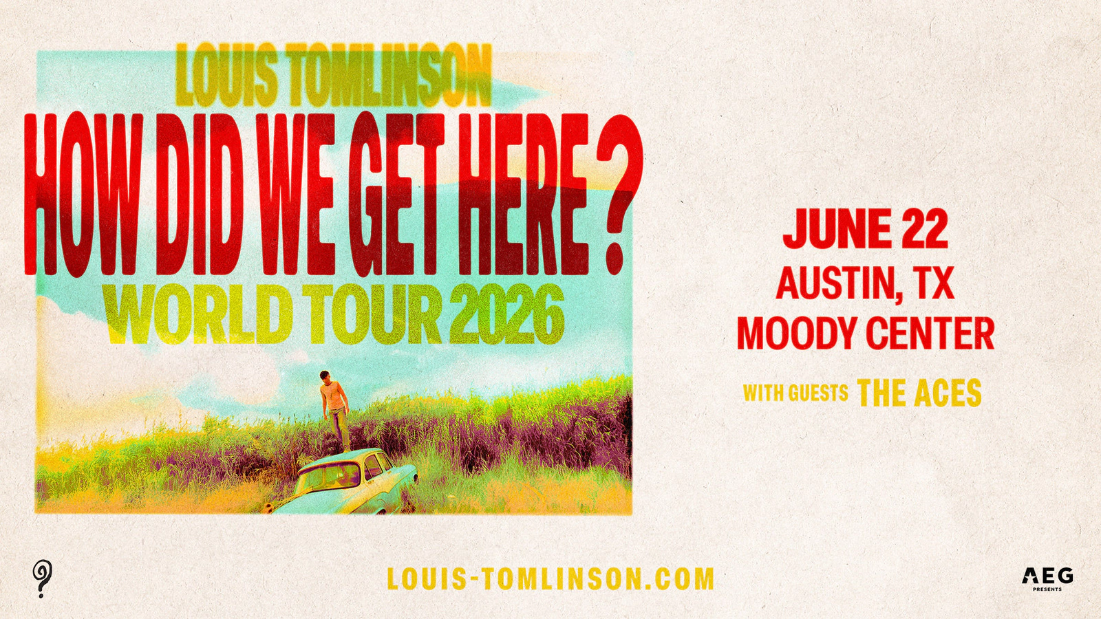 WIN A PAIR OF TICKETS TO SEE LOUIS TOMLINSON