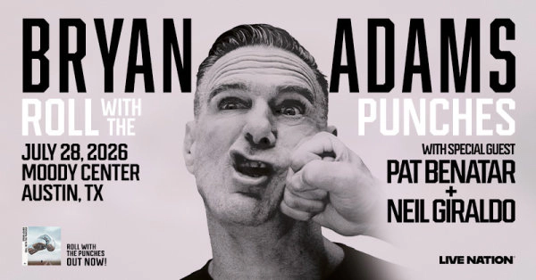 ENTER FOR A CHANCE TO WIN TICKETS TO SEE BRYAN ADAMS