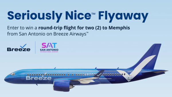 Win round-trip flights for two from San Antonio to Memphis with Breeze Airways