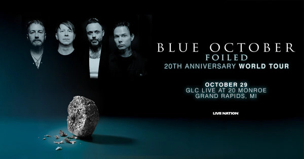 Win tickets to see Blue October!