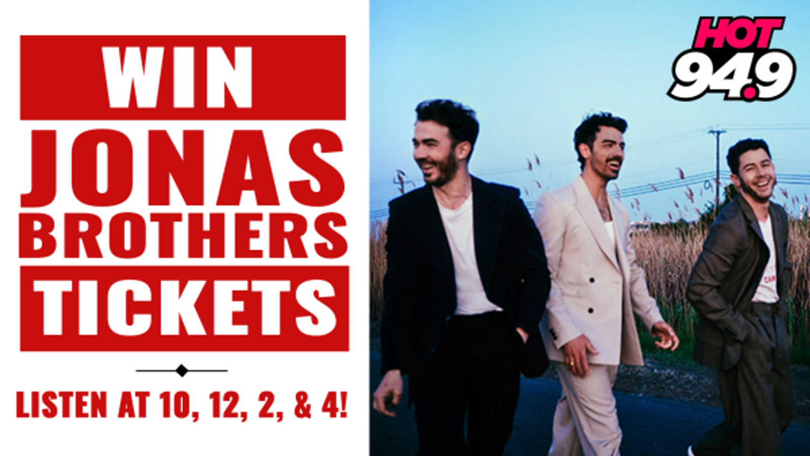 Win tickets to the Jonas Brothers!