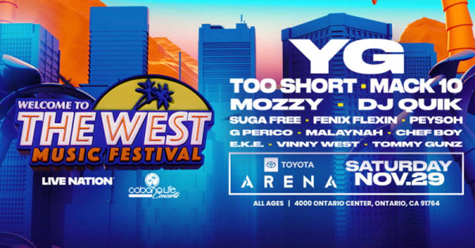 Win Tickets to the Welcome to the West Festival at the Toyota Arena