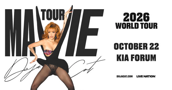 Win Tickets to see Doja Cat Mavie Tour at the Kia Forum Thursday October 22, 2026
