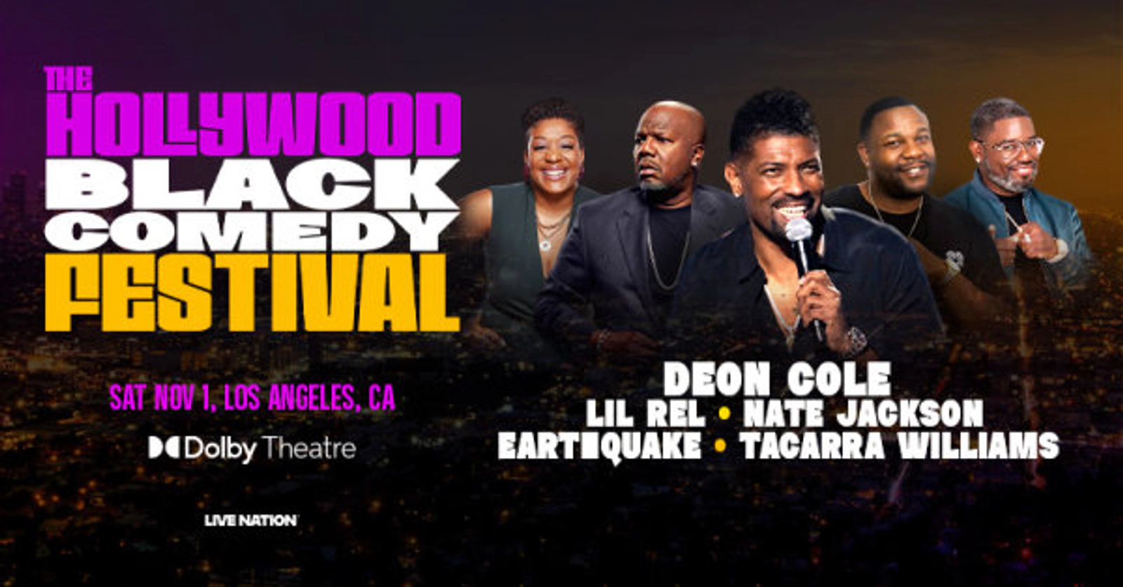 Win Tickets to The Hollywood Black Comedy Festival at the Dolby Theater!