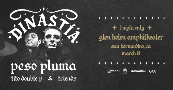 Win Tickets to See Peso Pluma at the Glen Helen Amphitheater