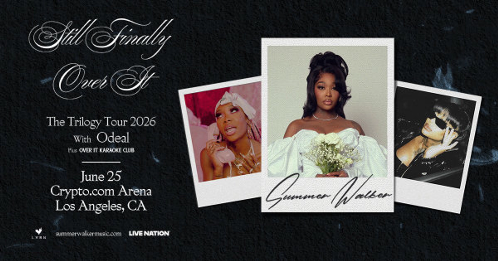 Win Tickets to see Summer Walker Still Finally Over It Tour Thursday June 25th at Crupto.com Arena