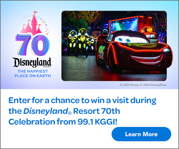 Enter for Your Chance to Win a 4-Pack to the DISNEYLAND® Resort from 99.1 KGGI