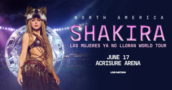 Enter to Win Tickets to See Shakira at the Acrisure Arena