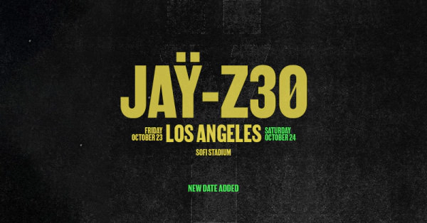 Win Tickets to see Jay-Z Friday October 24th at Sofi Stadium
