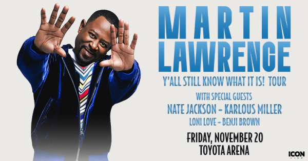 Win Tickets to See Martin Lawrence at the Toyota Arena on November 20th