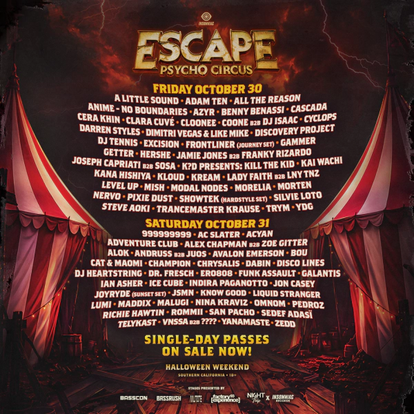 Win Tickets to Escape Psycho Circus Halloween Weekend