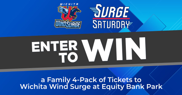Enter to Win a Family 4-Pack of Tickets to the Wichita Wind Surge at Equity Bank Park!