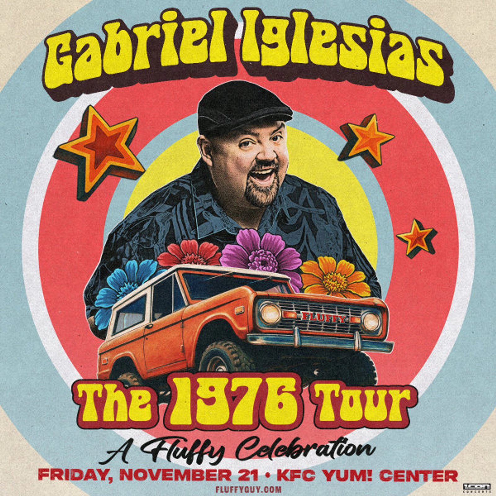 Gabriel Iglesias at KFC YUM! Center on November 21, 2025