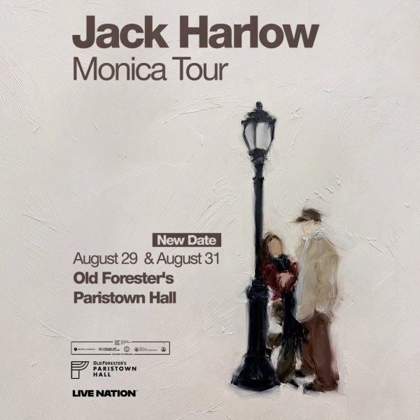 Jack Harlow MONICA TOUR at Old Forester's Paristown Hall on August 31, 2026