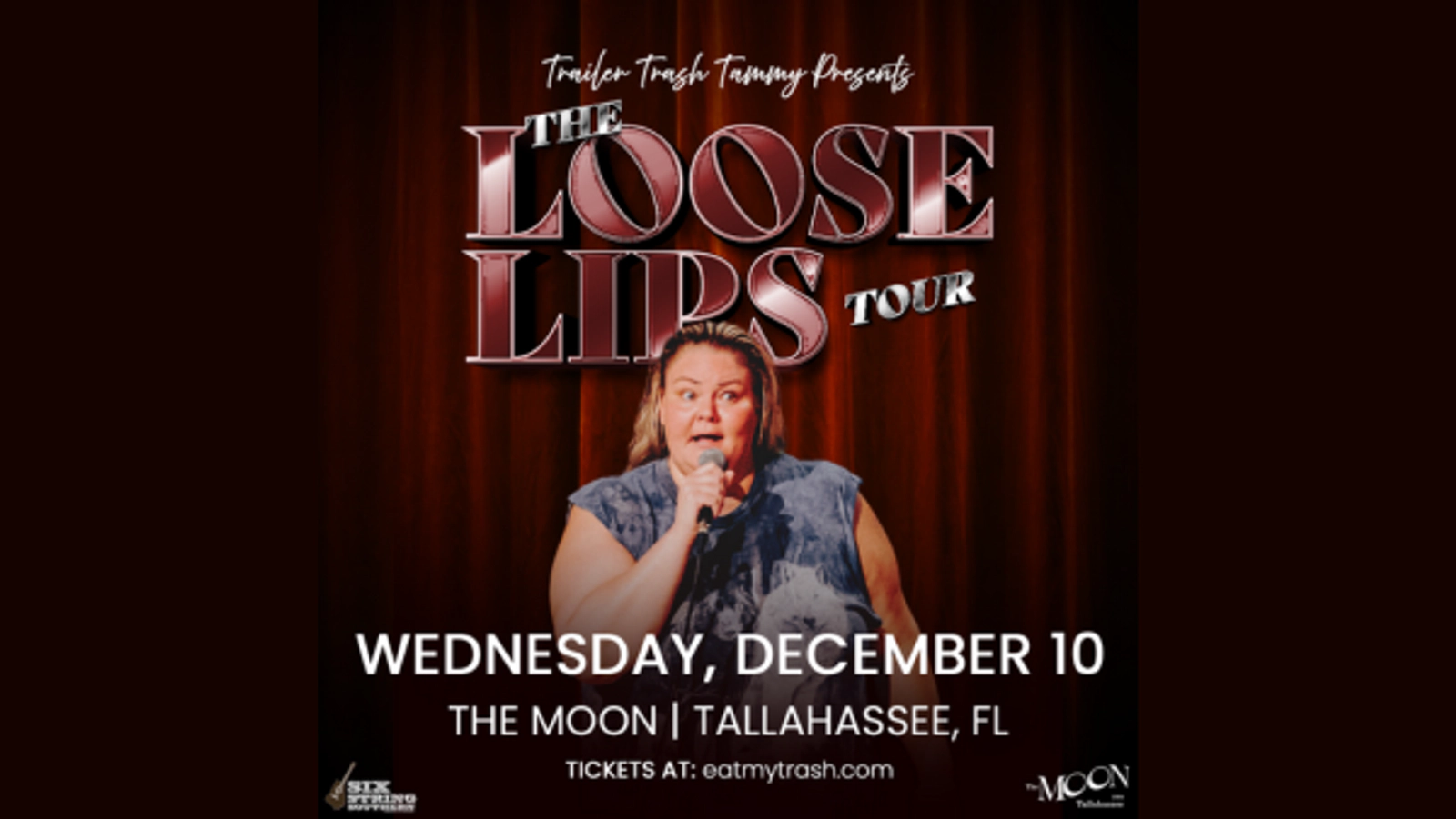 Win Tickets to see Chelcie Lynn: Trailer Trash Tammy The Loose Lips Tour at The Moon