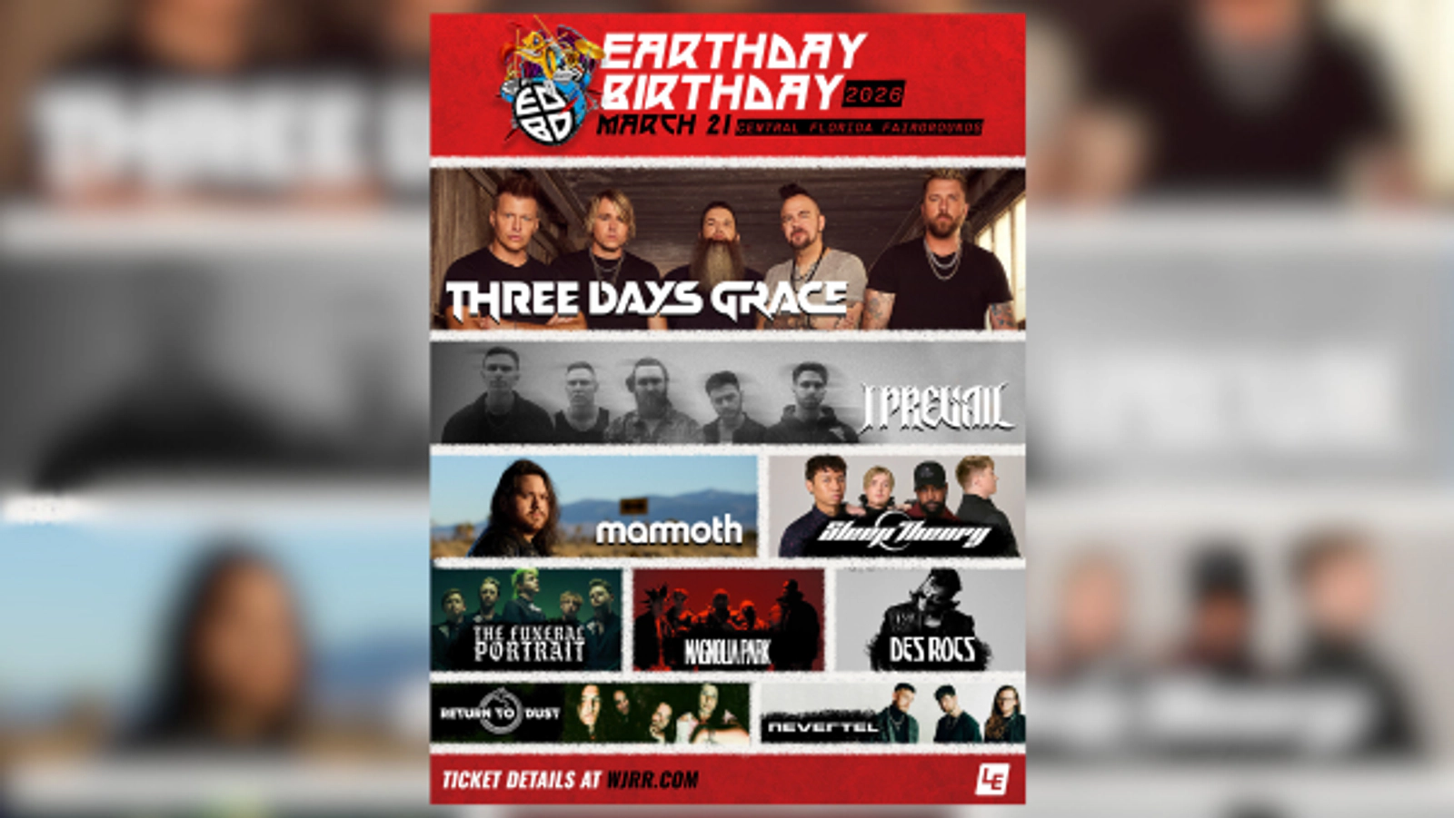 Win VIP Tickets & Hotel Stay At Earthday Birthday In Orlando!