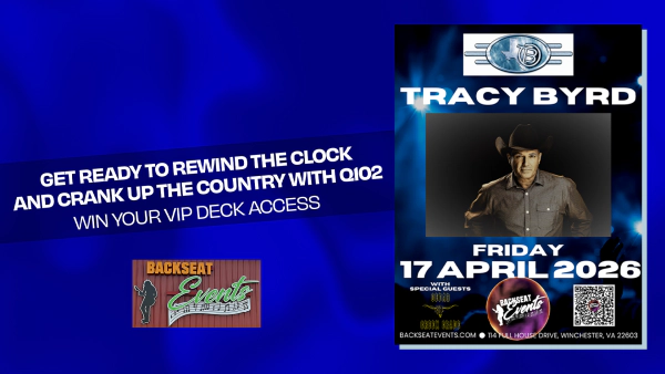 Get ready to rewind the clock and crank up the country with Q102