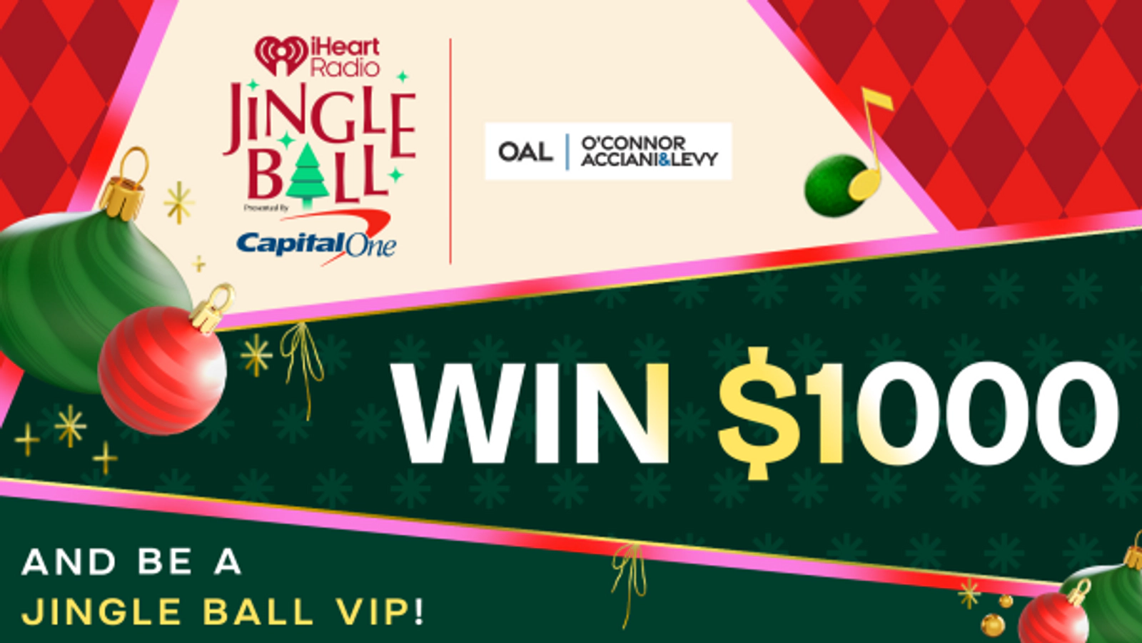 Listen To Win $1,000 & Be A Jingle Ball VIP