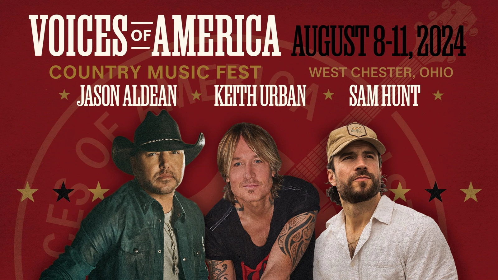 [WIN TICKETS] Voices of America Country Music Fest Kiss 107.1 Kiss