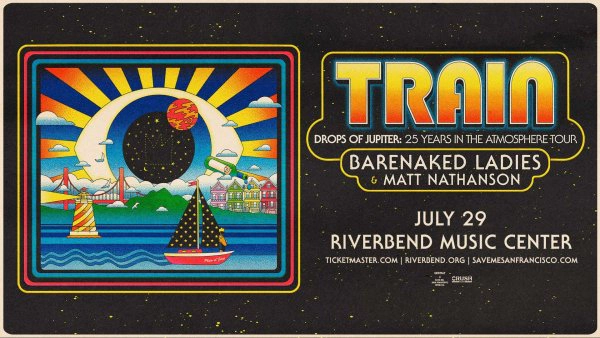 [WIN TICKETS] TRAIN @ RIVERBEND MUSIC CENTER