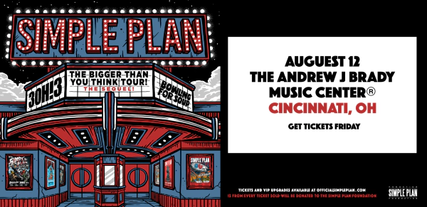 [WIN TICKETS] SIMPLE PLAN @ ANDREW J BRADY MUSIC CENTER