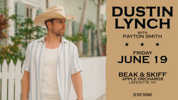 Win Tickets to see Dustin Lynch at Beak & Skiff!