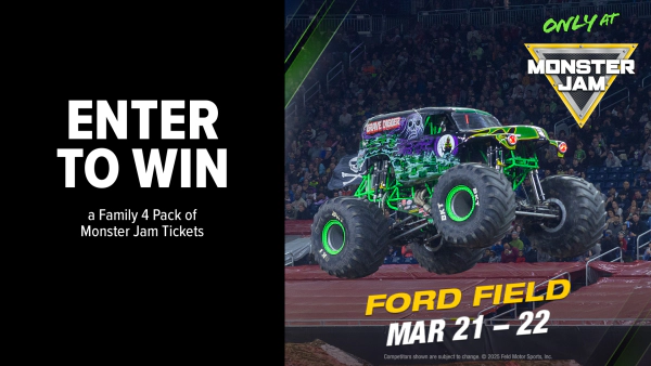 Win a Family 4 Pack of Monster Jam Tickets
