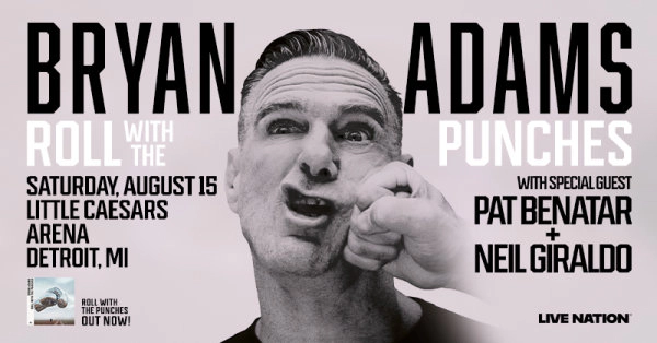 Win tickets to see Bryan Adams