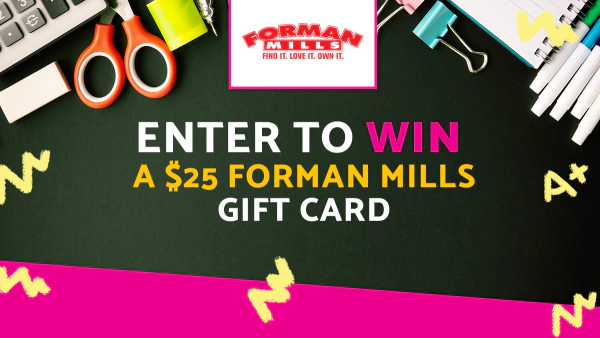 Back to School at Forman Mills!