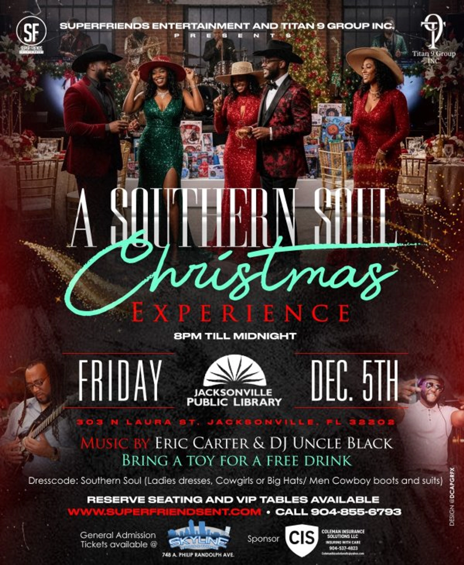 Win Tickets To Southern Soul Christmas Experience At The Jacksonville Public Library 