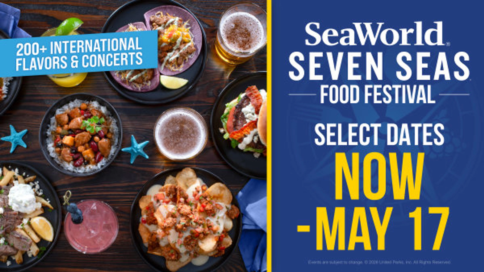 Win Tickets To SeaWorld’s Seven Seas Food Festival 2026!