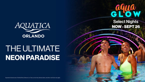 Win Tickets To Aquatica Orlando To Experience Aqua Glow!