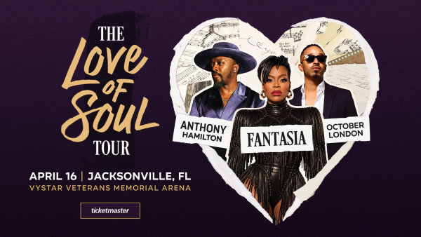 Win Tickets To Fantasia + Anthony Hamilton + October London at VyStar Veterans Memorial Arena