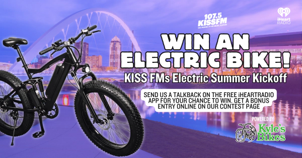 KISS FM’s Electric Summer kick off - Enter to Win an Electric Bike!