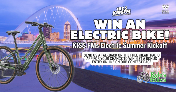 KISS FM’s Electric Summer kick off - Enter to Win an Electric Bike!
