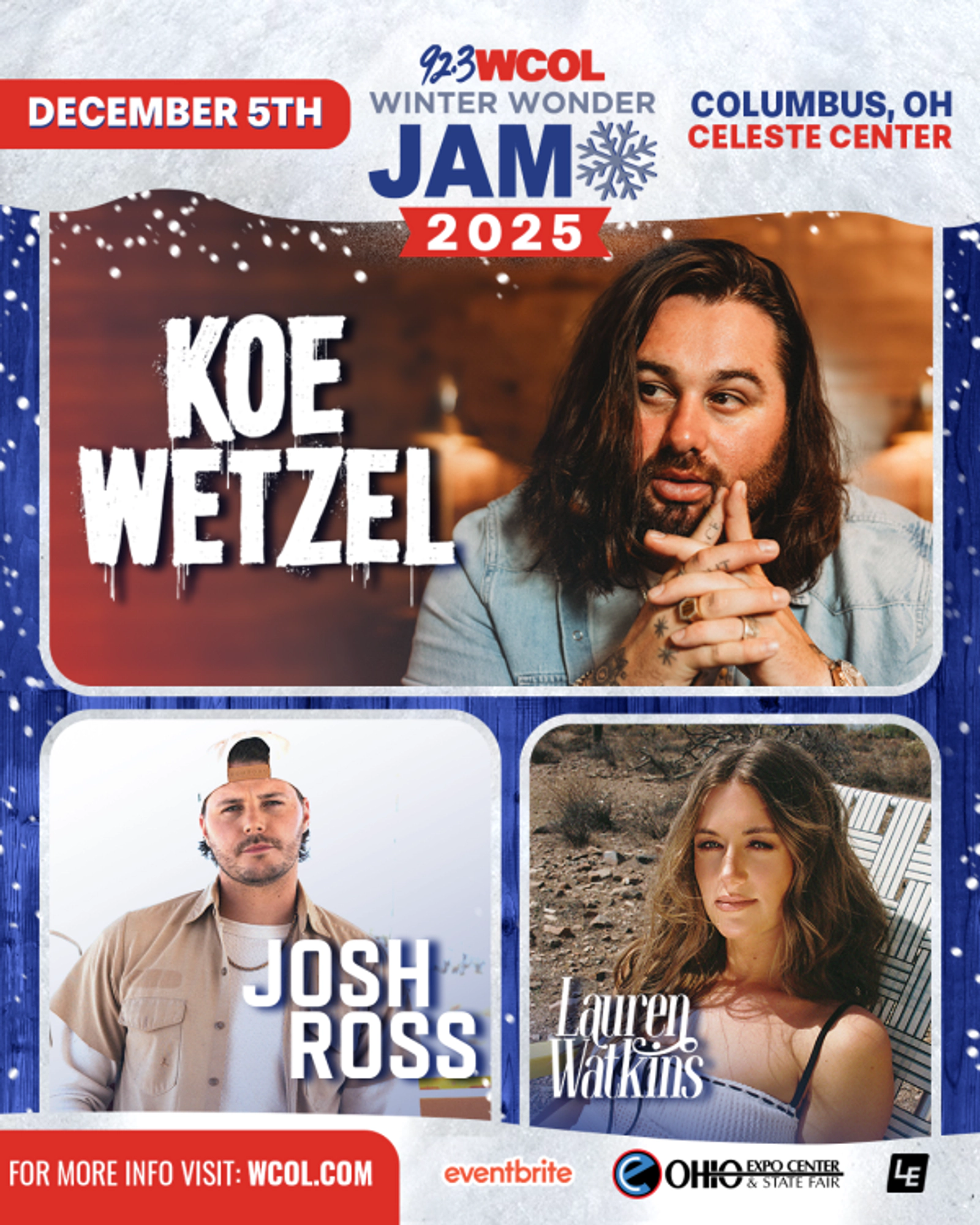 Win tickets to 92.3 WCOL's Winter Wonder Jam!
